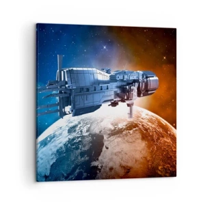 Obraz na plátne - Pozorný pozorovateľ - 50x50 cm