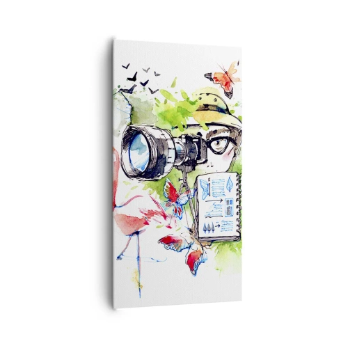 Obraz na plátne - Objektívom cestovateľa - 65x120 cm