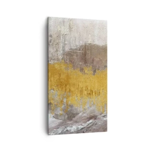 Obraz na plátne - Zlatistý závan - 45x80 cm