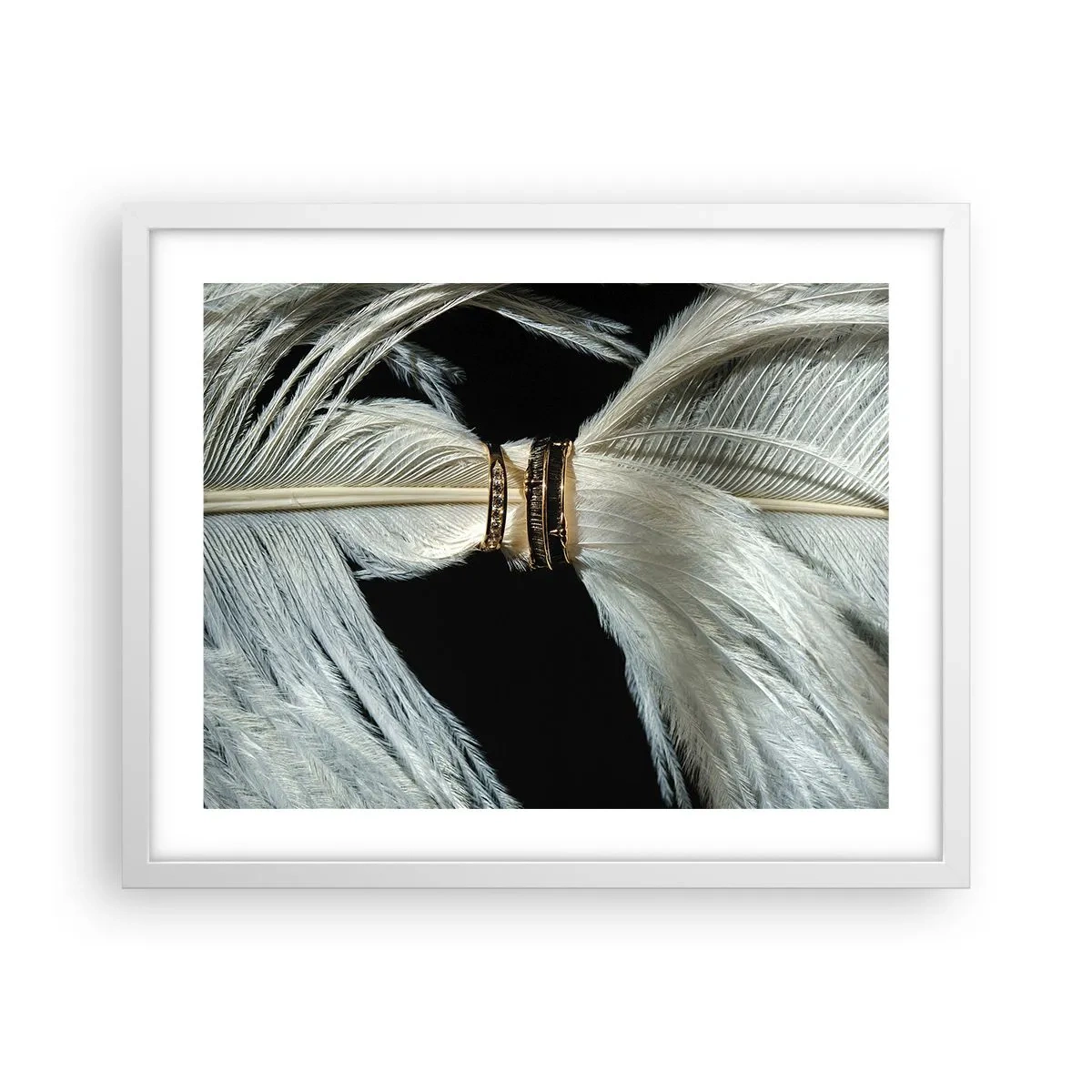 Plagát v bielom ráme - …a neopustím ťa…. - 50x40 cm