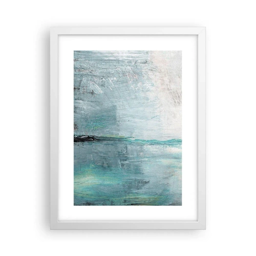 Plagát v bielom ráme - Horizontálne v modrej - 30x40 cm