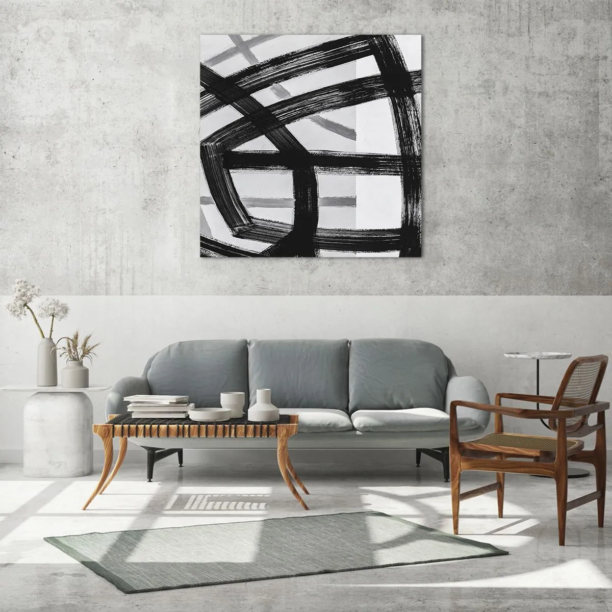 Obraz na skle - Hĺbka - 70x70 cm