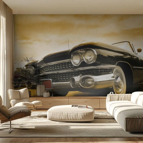 Fototapeta Premium Sand - Klasika nikdy neskončí - Auto, Automobilový priemysel, Retro - 350x256 cm