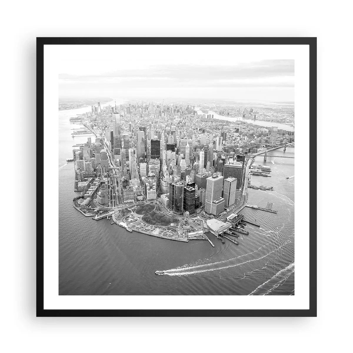 Plagát v čiernom ráme - Ako nemilovať? - 60x60 cm