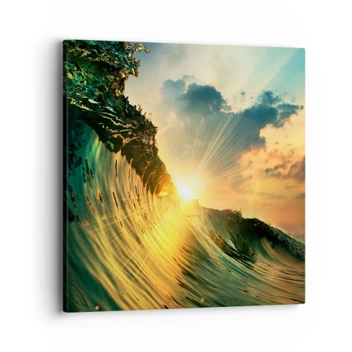 Obraz na plátne - Surfer, kde si? - 40x40 cm