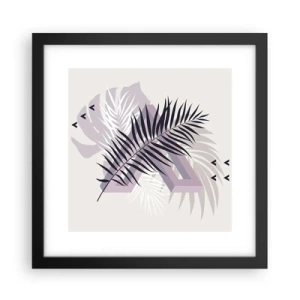 Plagát v čiernom ráme - Tieň tieňa - 30x30 cm