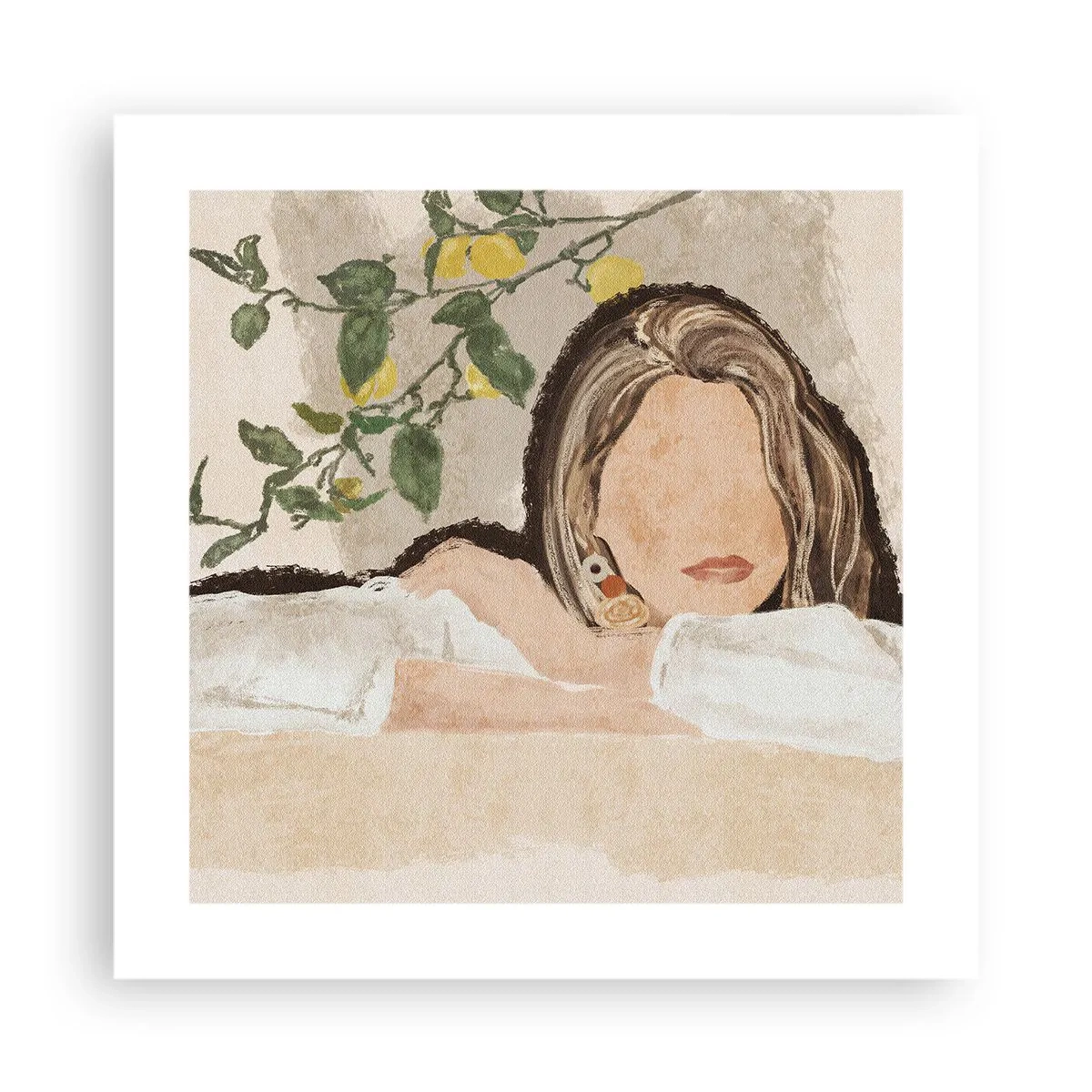 Plagát - Kráska z juhu - 40x40 cm