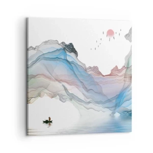 Obraz na plátne - Ku krištáľovým horám - 60x60 cm