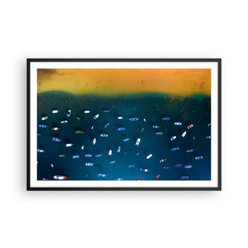 Plagát v čiernom ráme - Prázdninová hra - 91x61 cm