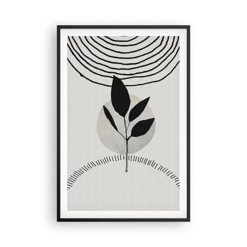 Plagát v čiernom ráme - Kompozícia: rituály prírody - 61x91 cm