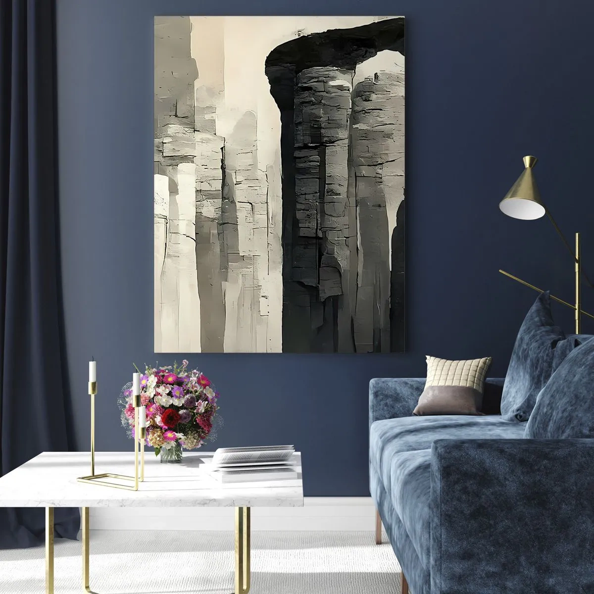 Obraz na skle - Majestátnosť starožitnosti - 50x70 cm