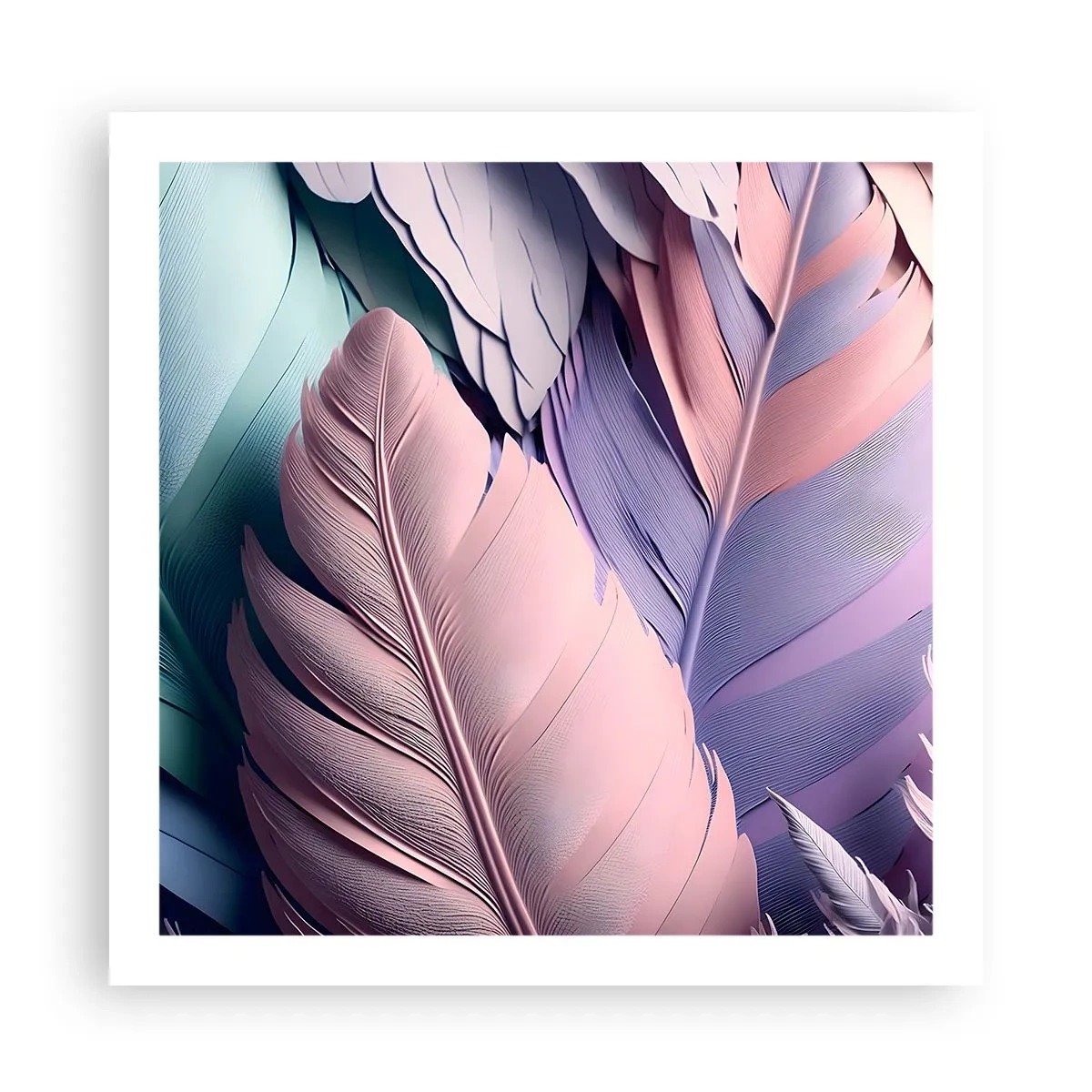 Plagát - Vtáčí štýl - 60x60 cm