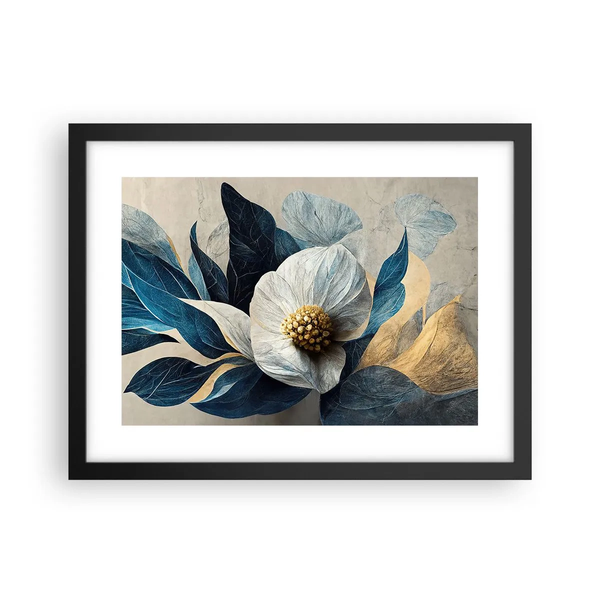 Plagát v čiernom ráme - Má zlaté srdce - 40x30 cm