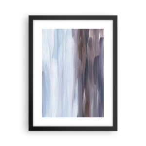 Plagát v čiernom ráme - Živly: voda - 30x40 cm