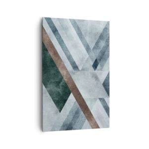 Obraz na plátne - Sofistikovaná elegancia geometrie - 80x120 cm