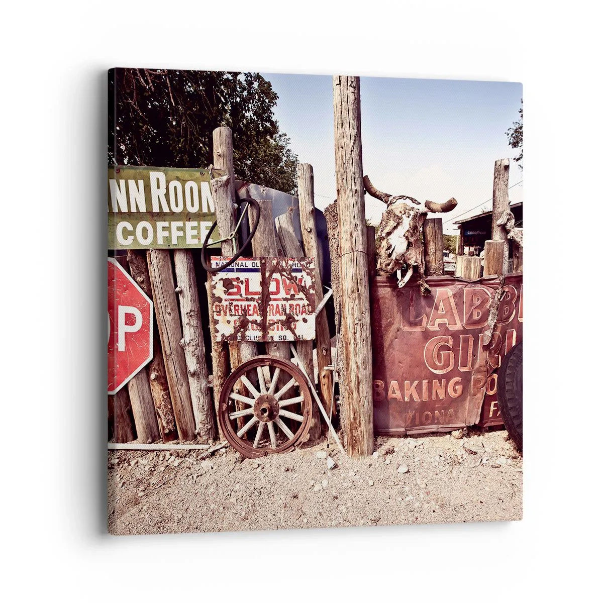 Obraz na plátne - A čas sa zastavil - 40x40 cm