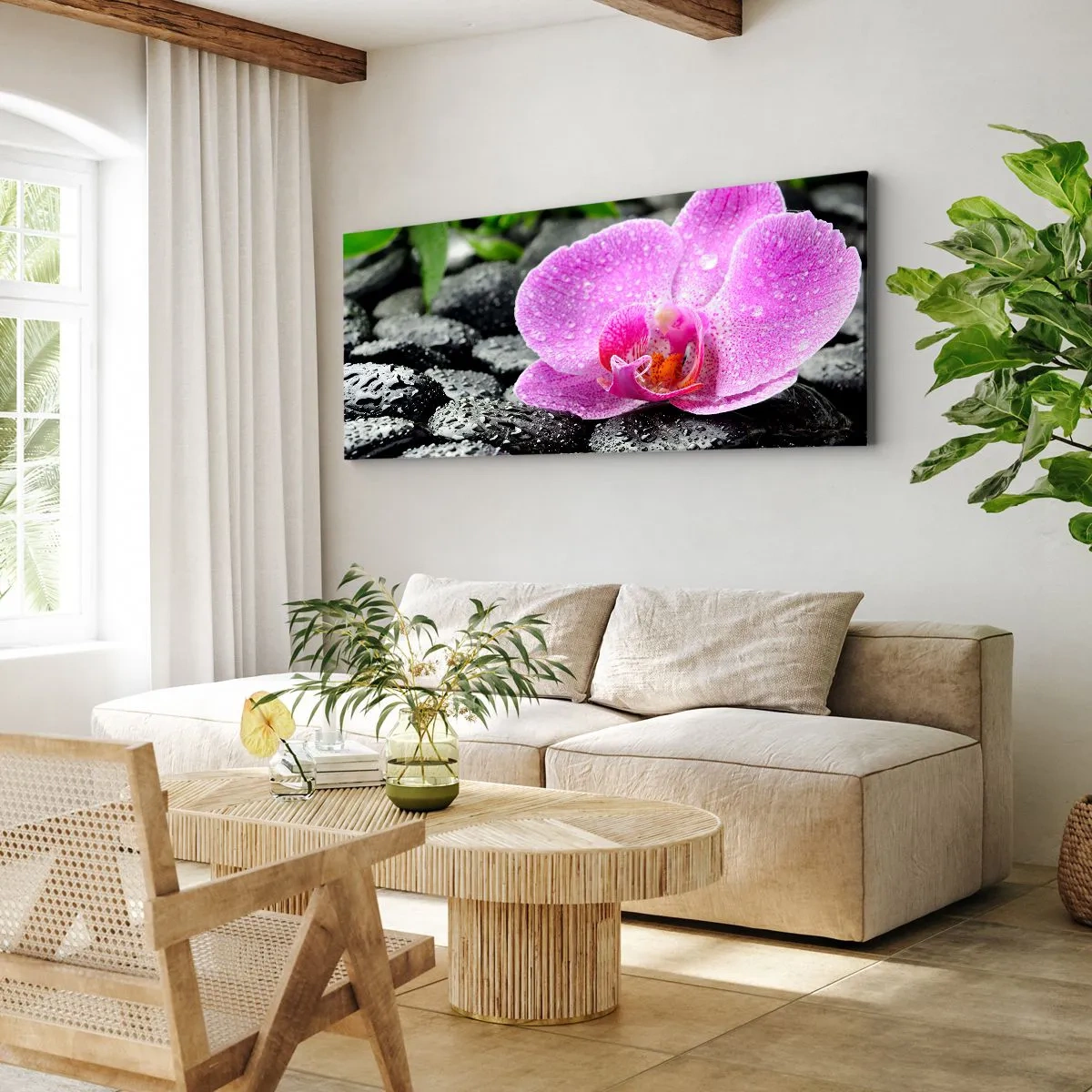 Obraz na plátne - Ako otvorené srdce - 160x50 cm