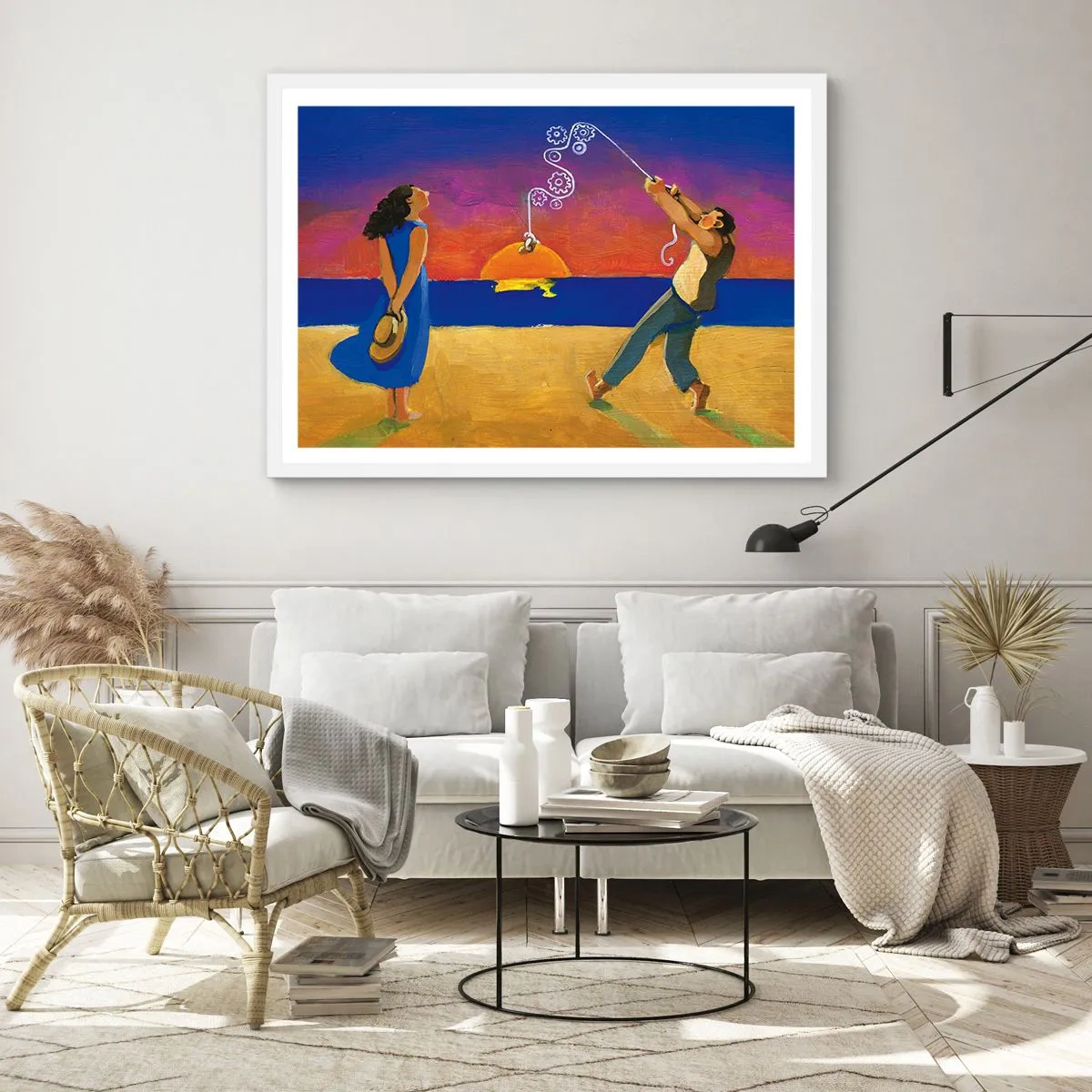 Plagát v bielom ráme - Viac ako hviezda z neba - 40x30 cm