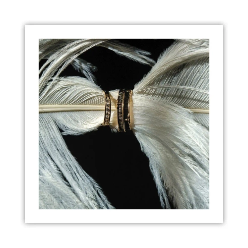 Plagát - …a neopustím ťa…. - 50x50 cm