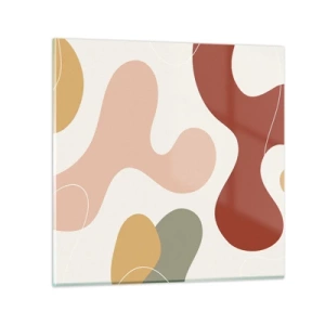 Obraz na skle - Klikiháky - 60x60 cm