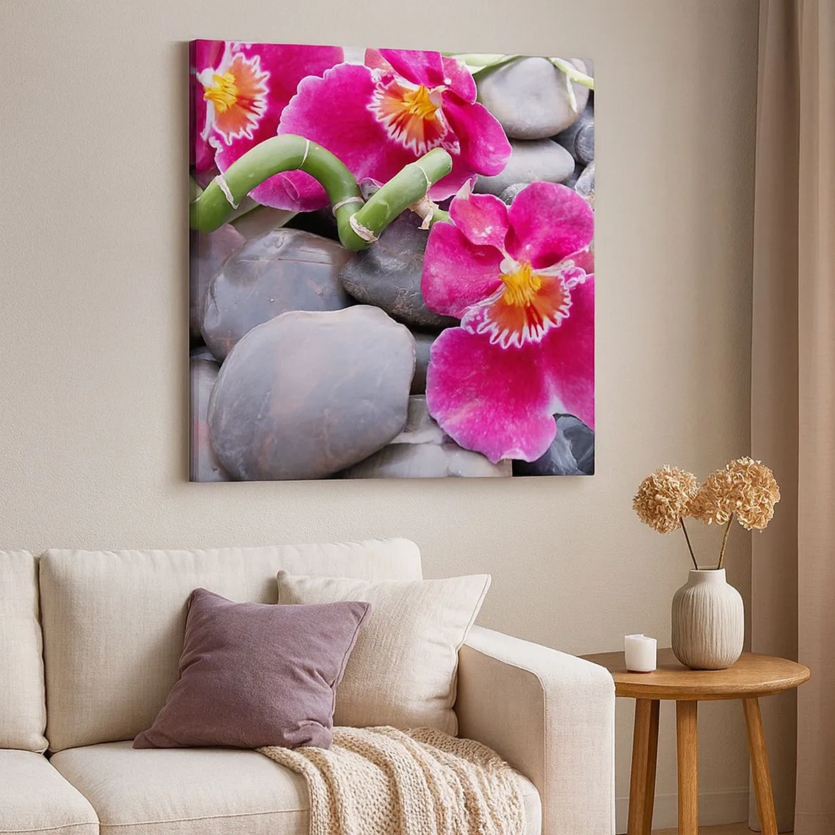 Obraz na plátne - Chlad a žiara - 30x30 cm