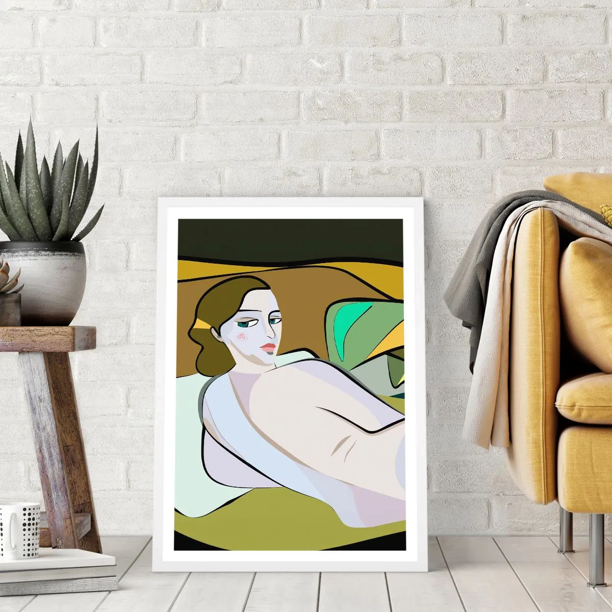 Plagát v bielom ráme - Intímny portrét - 70x100 cm