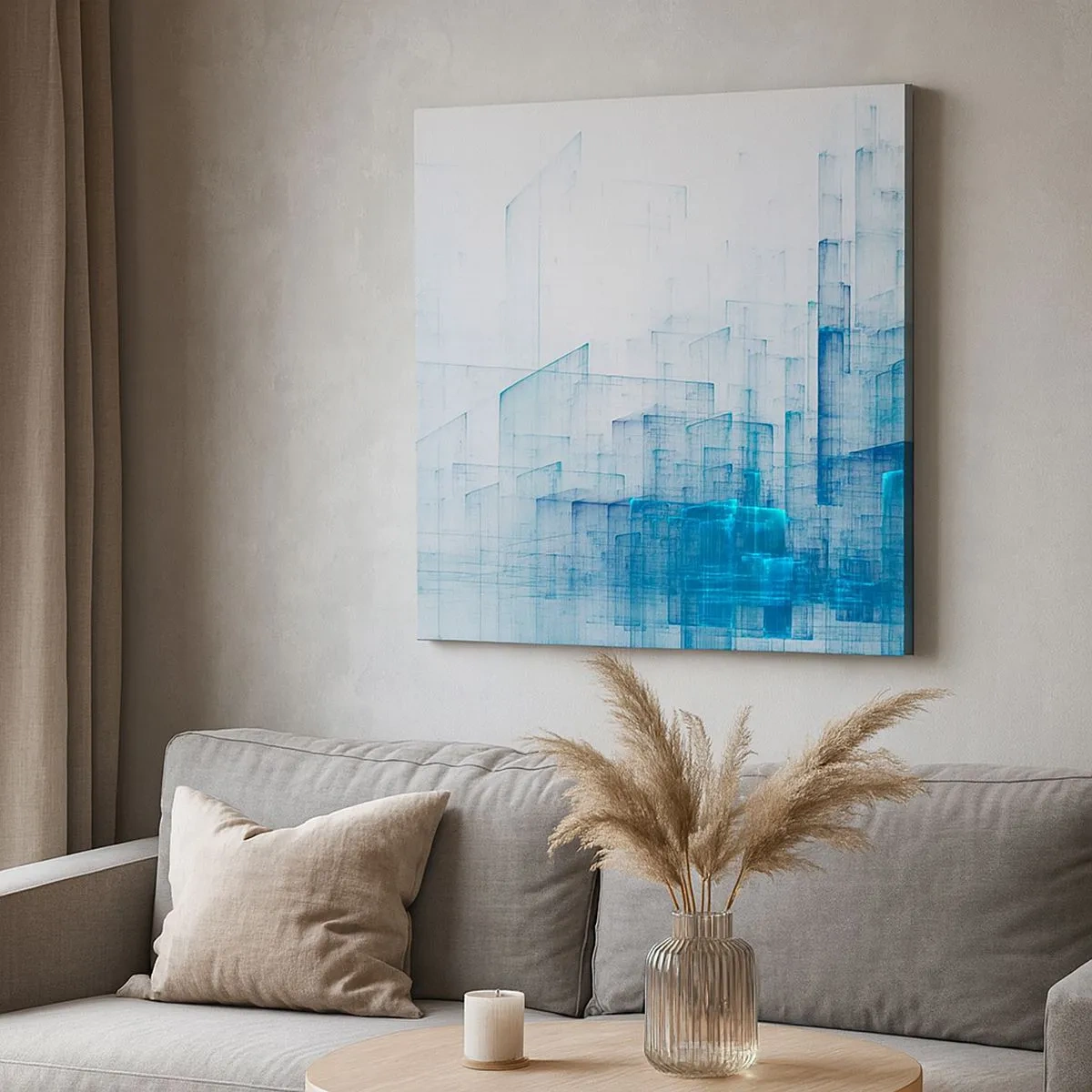 Obraz na plátne - Ako sa stal priestor - 30x30 cm