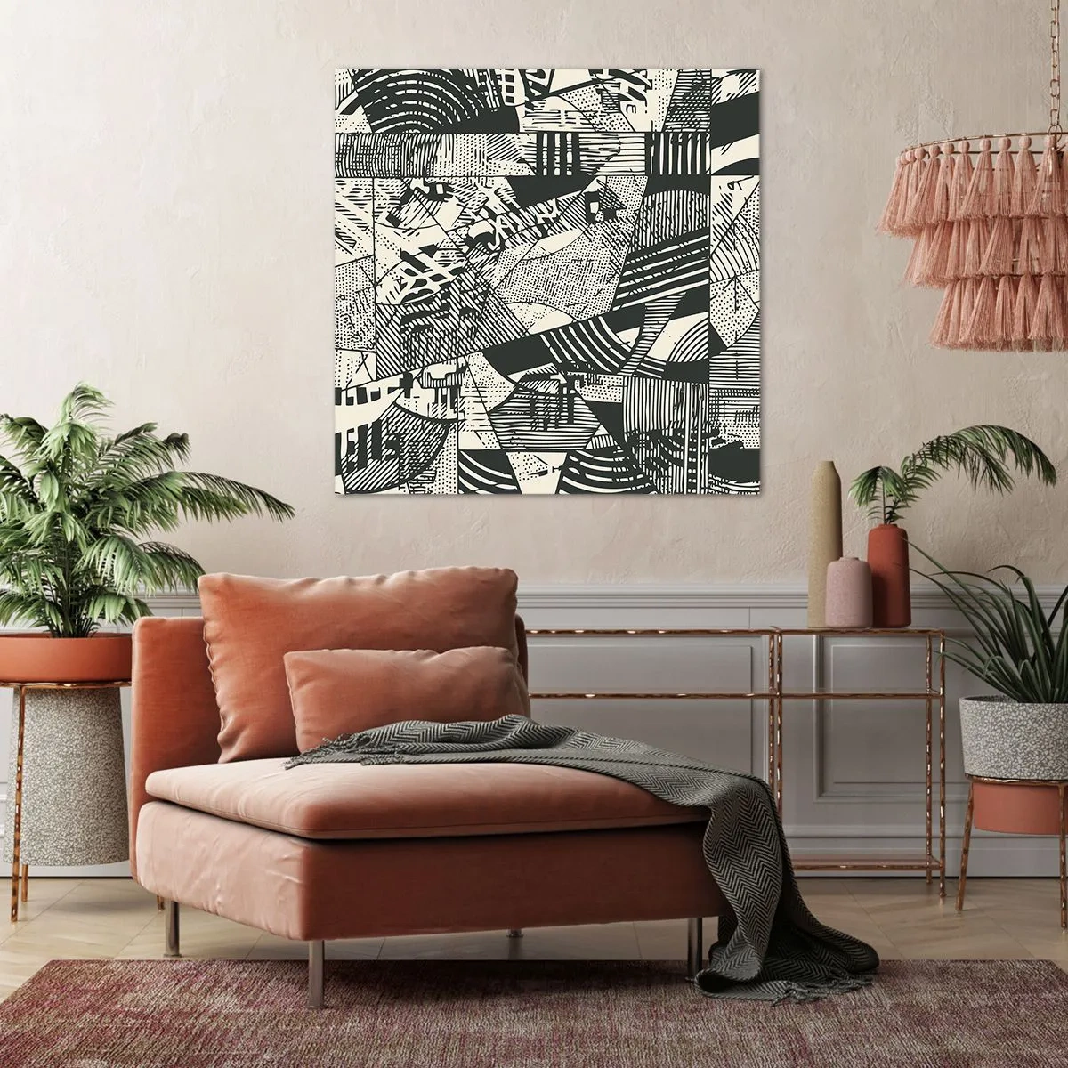 Obraz na plátne - Dynamika súčasnosti - 60x60 cm