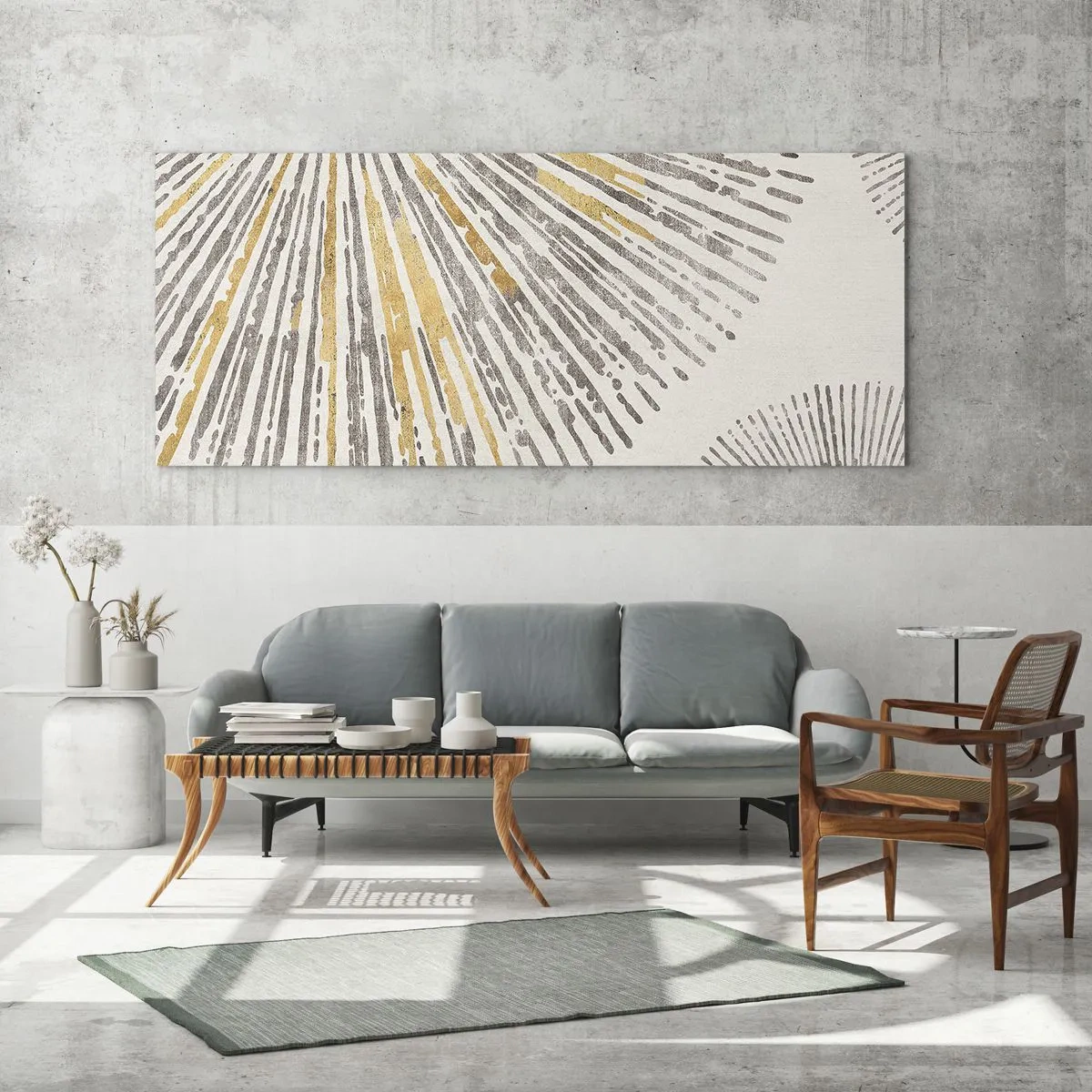 Obraz na skle - Krása lúča - 100x40 cm