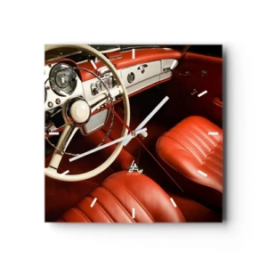 Nástenné hodiny - Luxus v štýle vintage - 40x40 cm