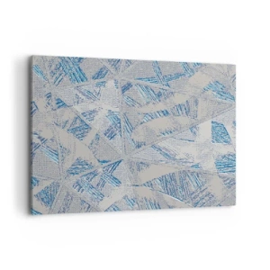 Obraz na plátne - V šedo-modrom labyrinte - 100x70 cm