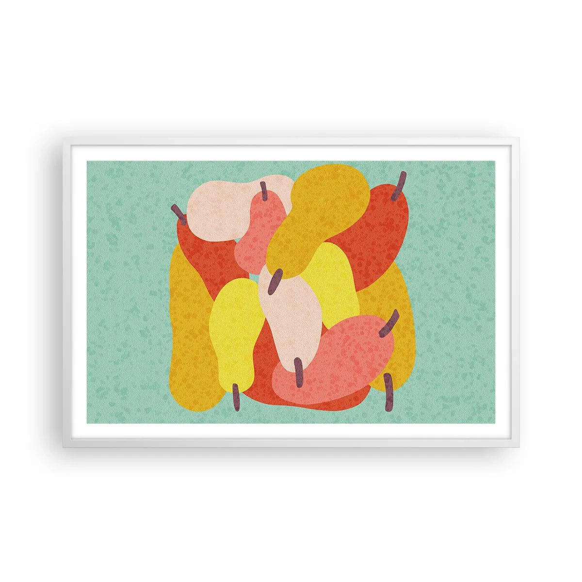 Plagát v bielom ráme - Ochutnajte letné slnko - 91x61 cm