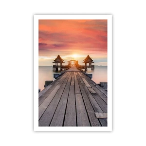 Plagát - Západ na východe - 61x91 cm