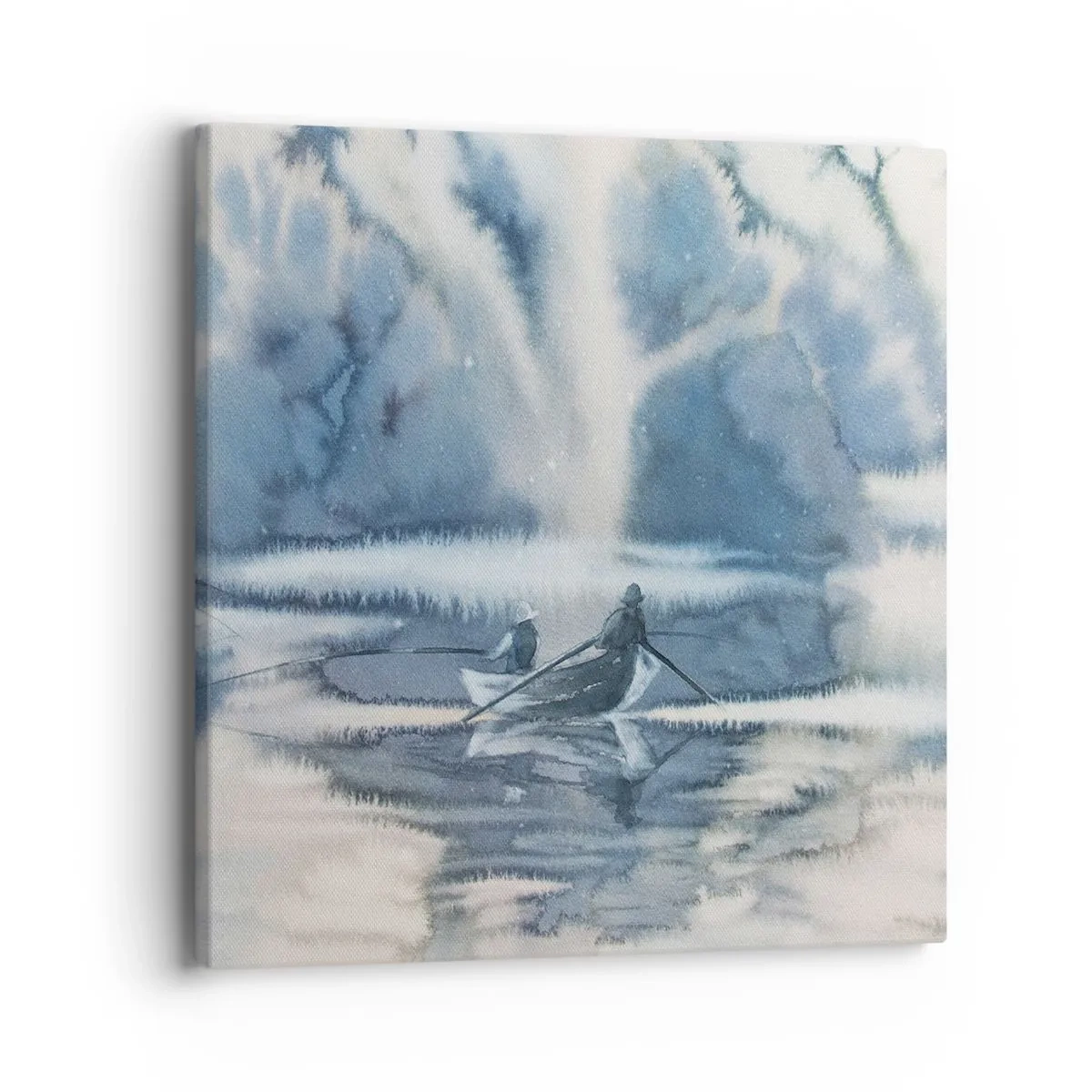 Obraz na plátne - Rybári vo svojom raji - 40x40 cm