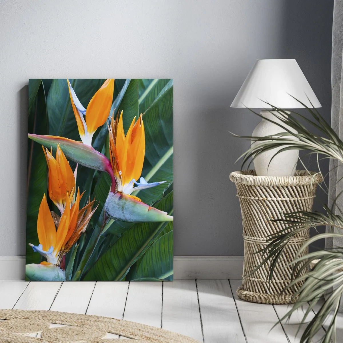 Obraz na plátne - Je to kvetina, alebo vták? - 45x80 cm