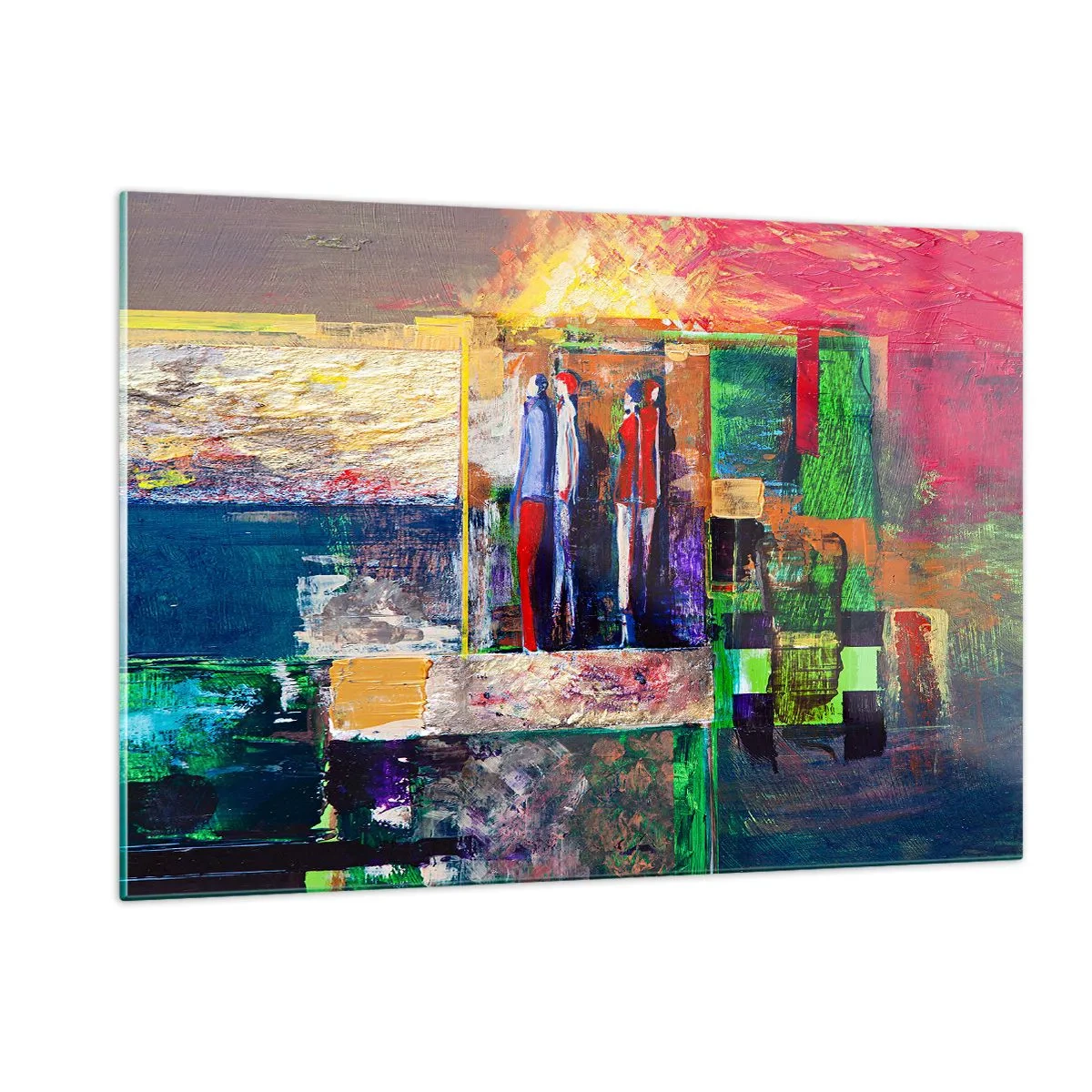 Obraz na skle - Vzťahy a emócie - 120x80 cm