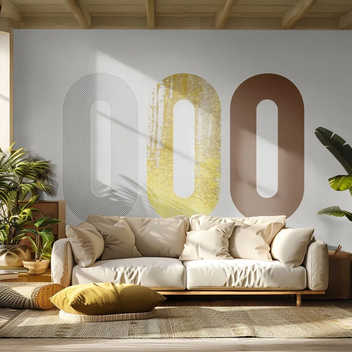 Fototapeta Premium Sand - Ooo! - Abstrakcia, Kus, Moderný vzor - 100x70 cm