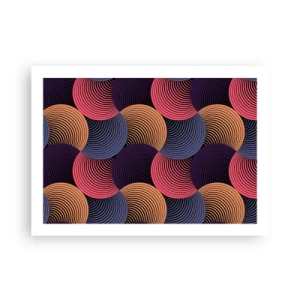 Plagát - V kruhovom rytme - 70x50 cm