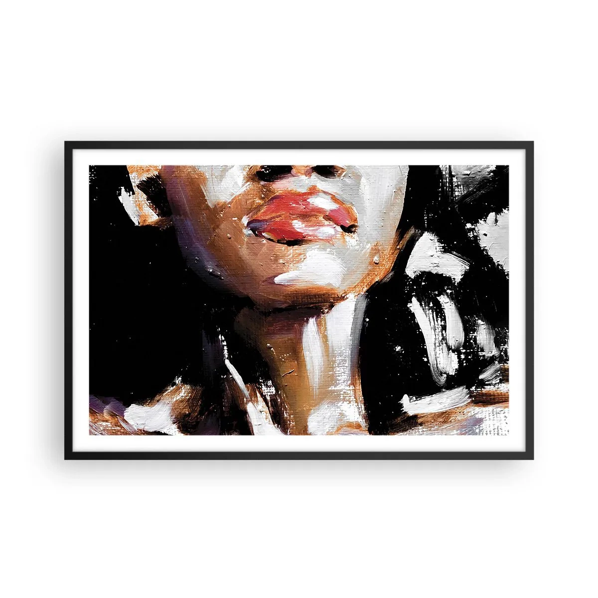 Plagát v čiernom ráme - Hrdosť bez predsudkov - 91x61 cm