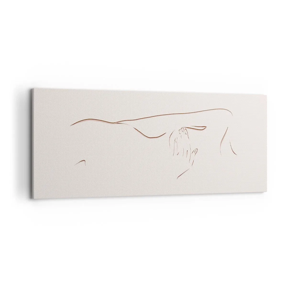 Obraz na plátne - Tvar túžby - 120x50 cm