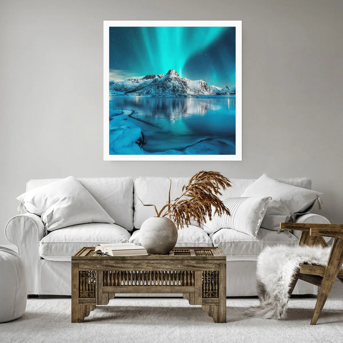 Plagát - Noc plná svetla - 50x50 cm