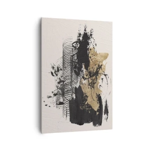 Obraz na plátne - Kompozícia s vášňou - 70x100 cm