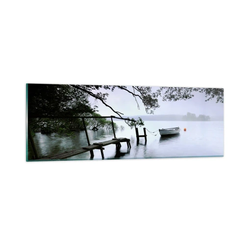 Obraz na skle - Už odpočívaš - 90x30 cm