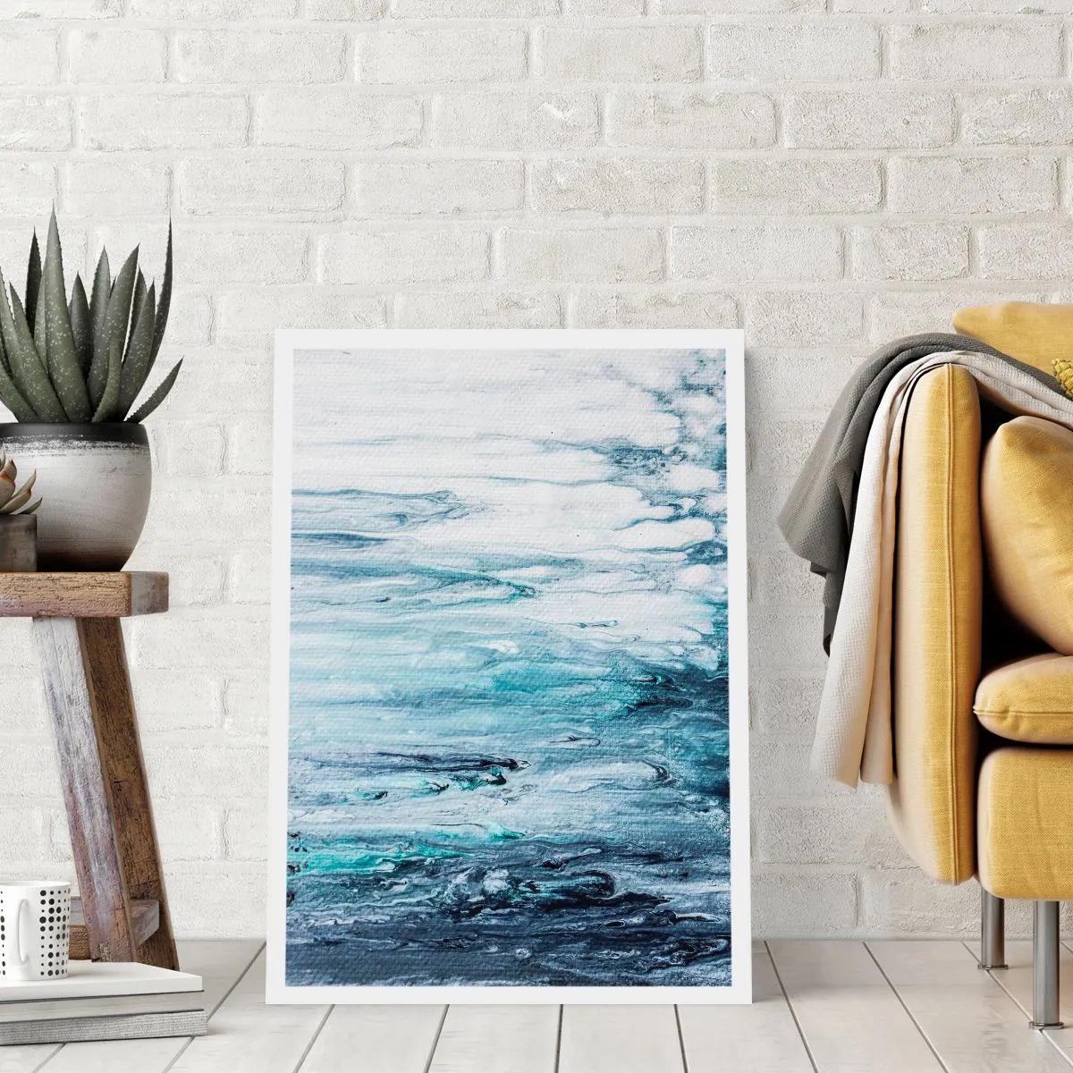 Plagát - Modré cencúle - 30x40 cm