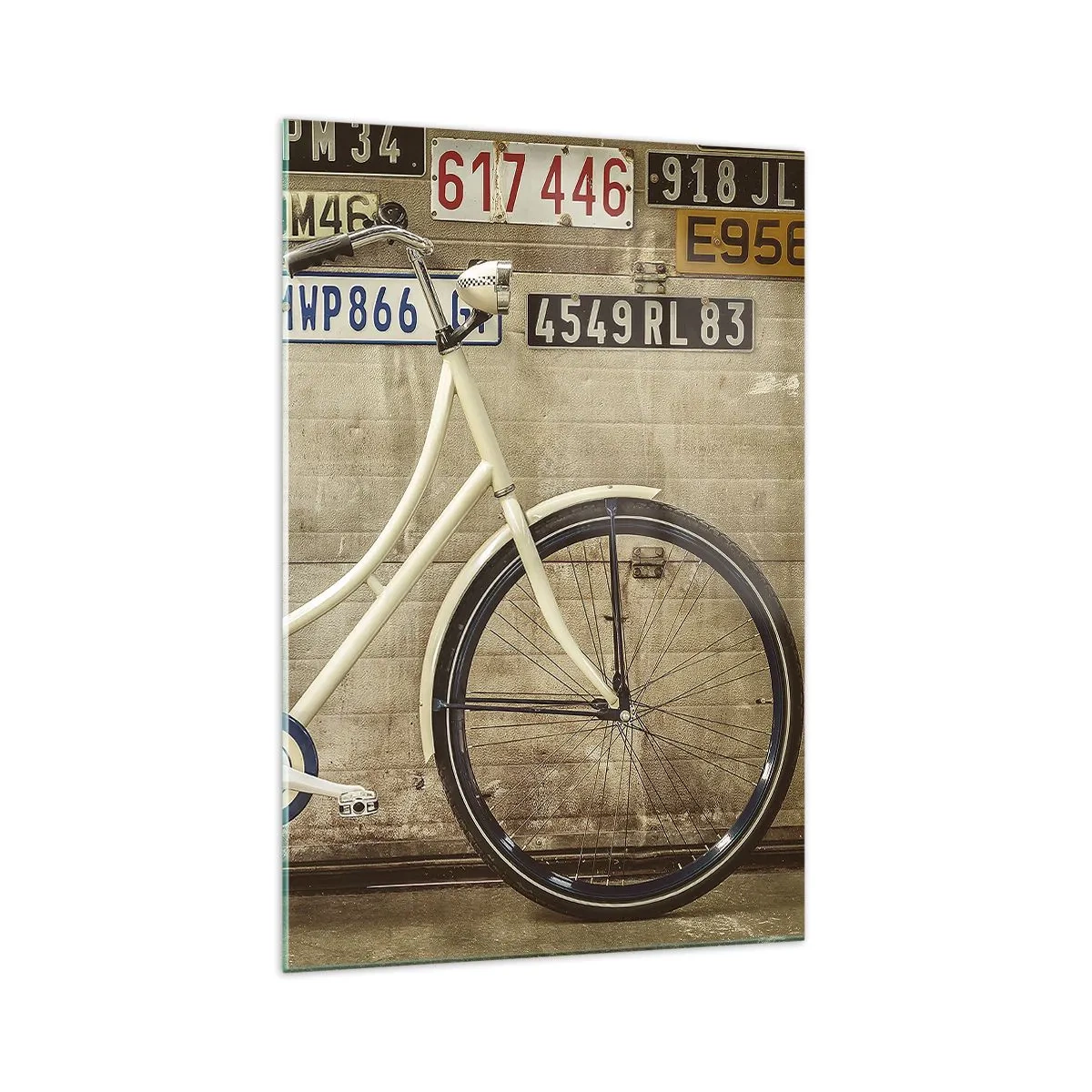 Obraz na skle - Žiadne komplexy - 70x100 cm