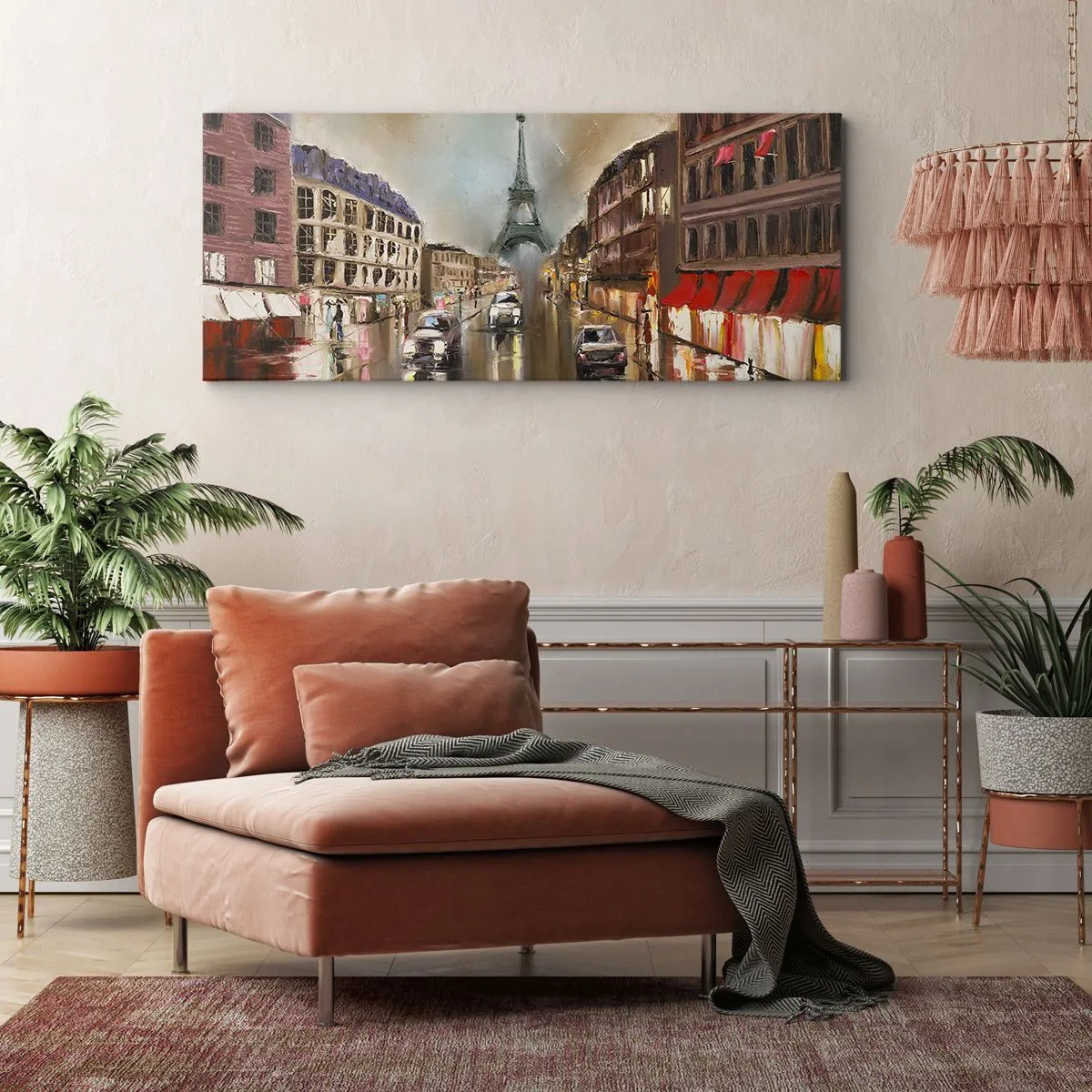 Obraz na plátne - Počíta sa iba ona - 100x40 cm