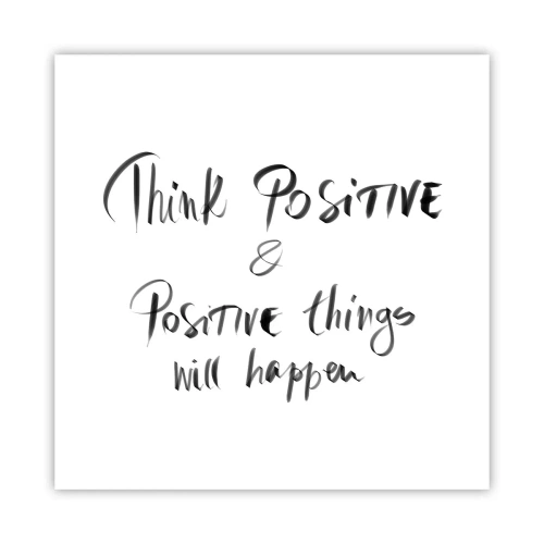 Plagát - Ako žiť? - 60x60 cm