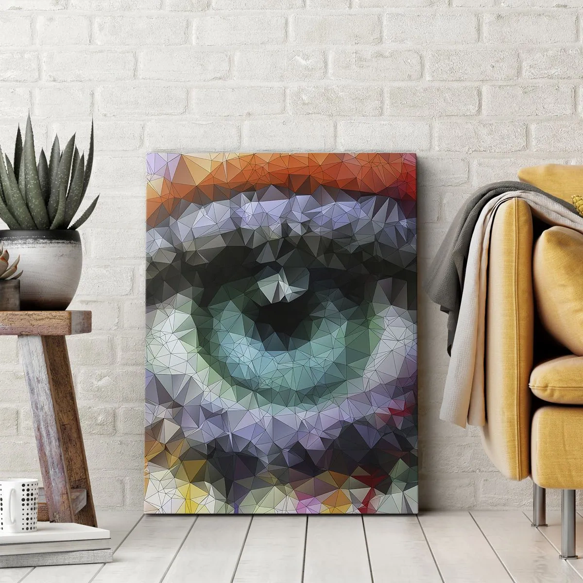 Obraz na plátne - Kryštalický lesk očí - 50x70 cm