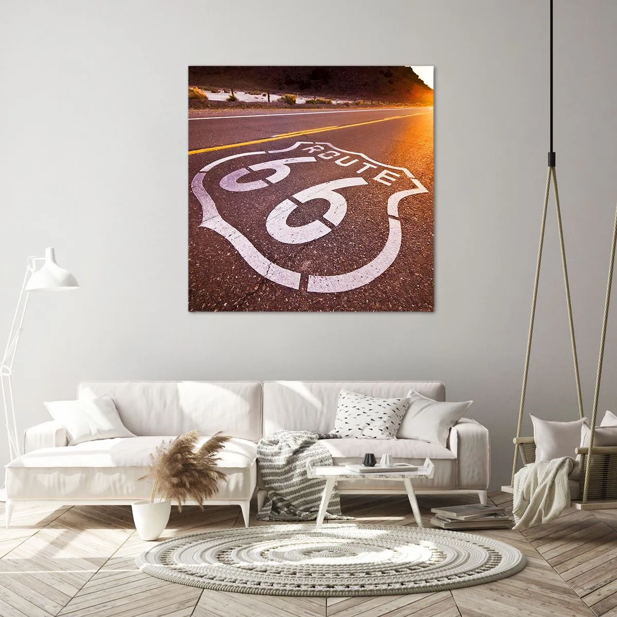 Obraz na plátne - Slávna cesta 66 - 60x60 cm