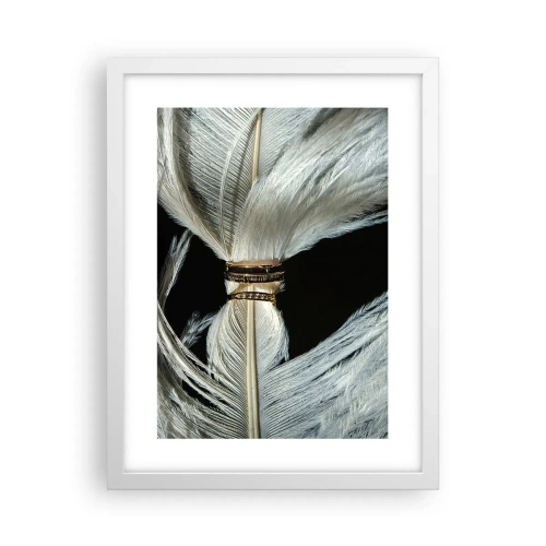 Plagát v bielom ráme - …a neopustím ťa…. - 30x40 cm